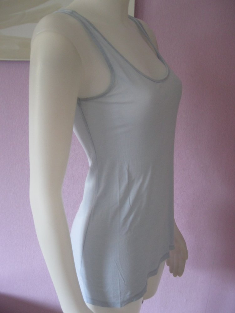 Tank-Top # Divided # H&M # 100% Baumwolle # Hellblau # 36