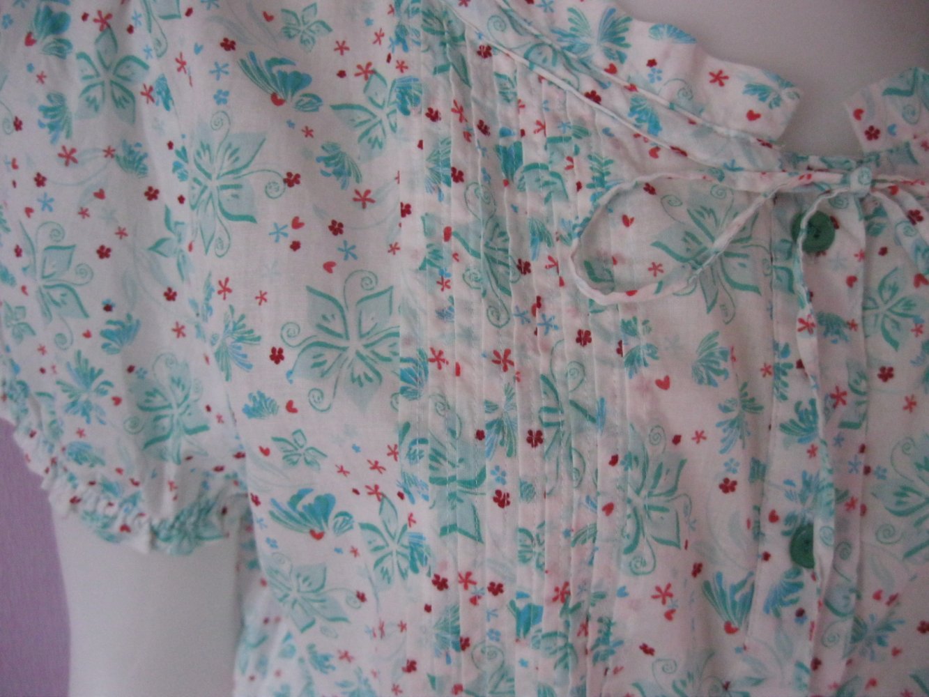 Tunika # Bluse # Outfit # Baumwolle # Blumenprint # 42