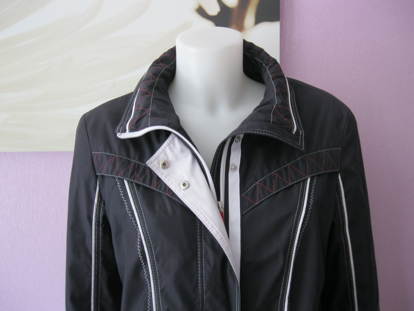 Leichte Outdoor-Jacke # Barbara Lebek # Dunkelblau # 38/40 (M/L)