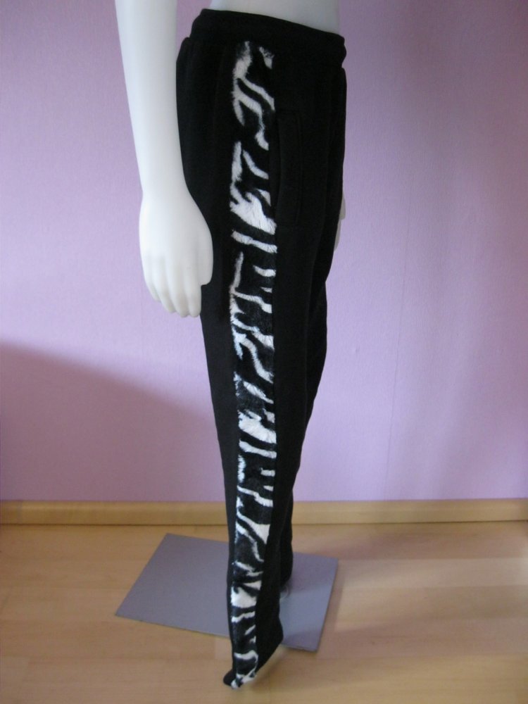 Jogginghose # NEU # Beauty Sports # Schwarz / Weiß # L