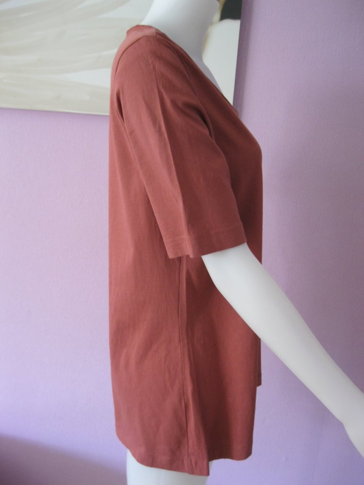 T-Shirt # S.Oliver # Basic #  Altrosa # 46