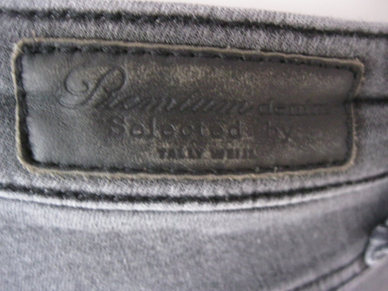 Skinny Jeans # Tally Weijl # Ripped # schwarz # 38