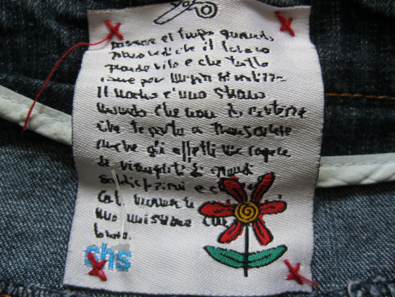 Jeans-Rock # Mini-Rock # Sasch # Denim # Blau # 28 (M)