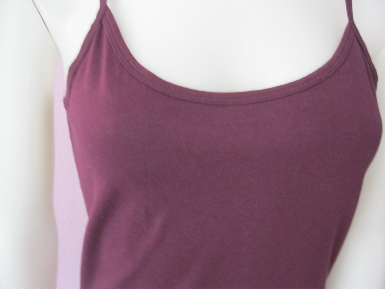 NEU # Spaghetti-Top # Jolinesse # Unterziehshirt # Violett # Baumwolle # 40/42