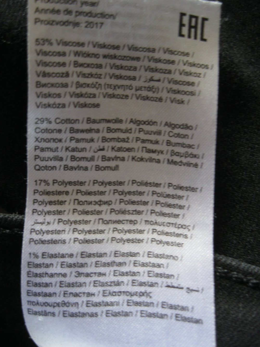 Dust Skinny Jeans Baumwolle Schwarz 32/XXS