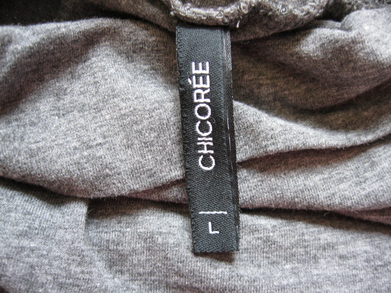 Rollkragen-Shirt # Chicoree # grau # L