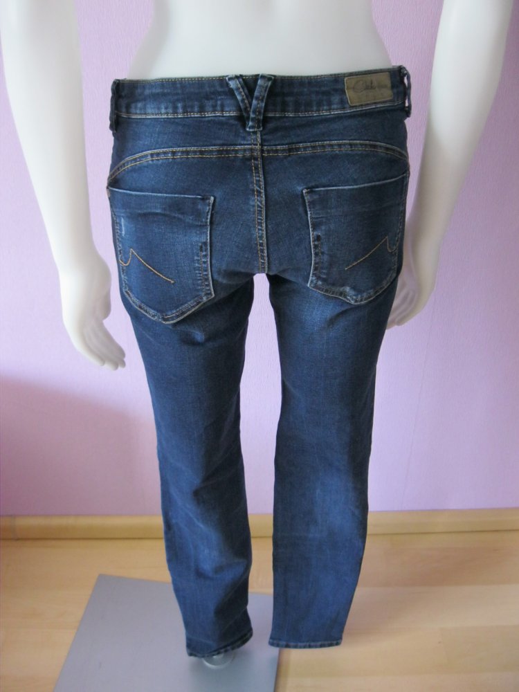Jeans # Super Skinny Push Up # Cleh denim# Ripped # 38/M # blau #