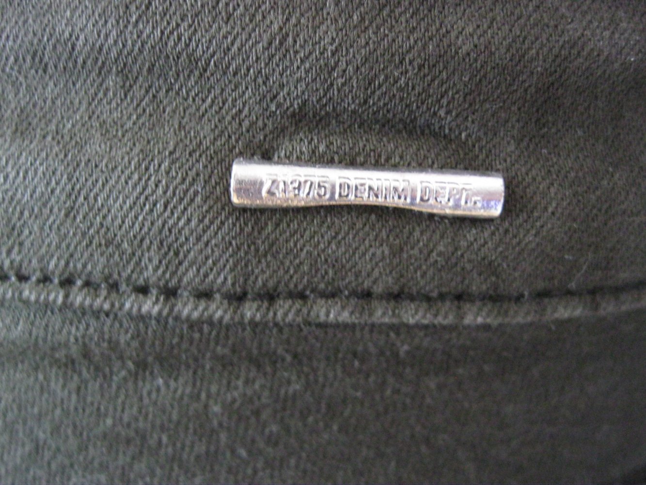 Skinny Jeans # neuwertig # Zara Basic # Z1975 Denim # khaki # 36