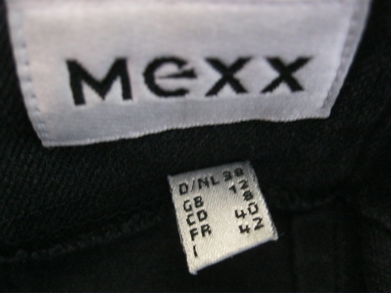 Mexx Jeggins Baumwolle Schwarz 38
