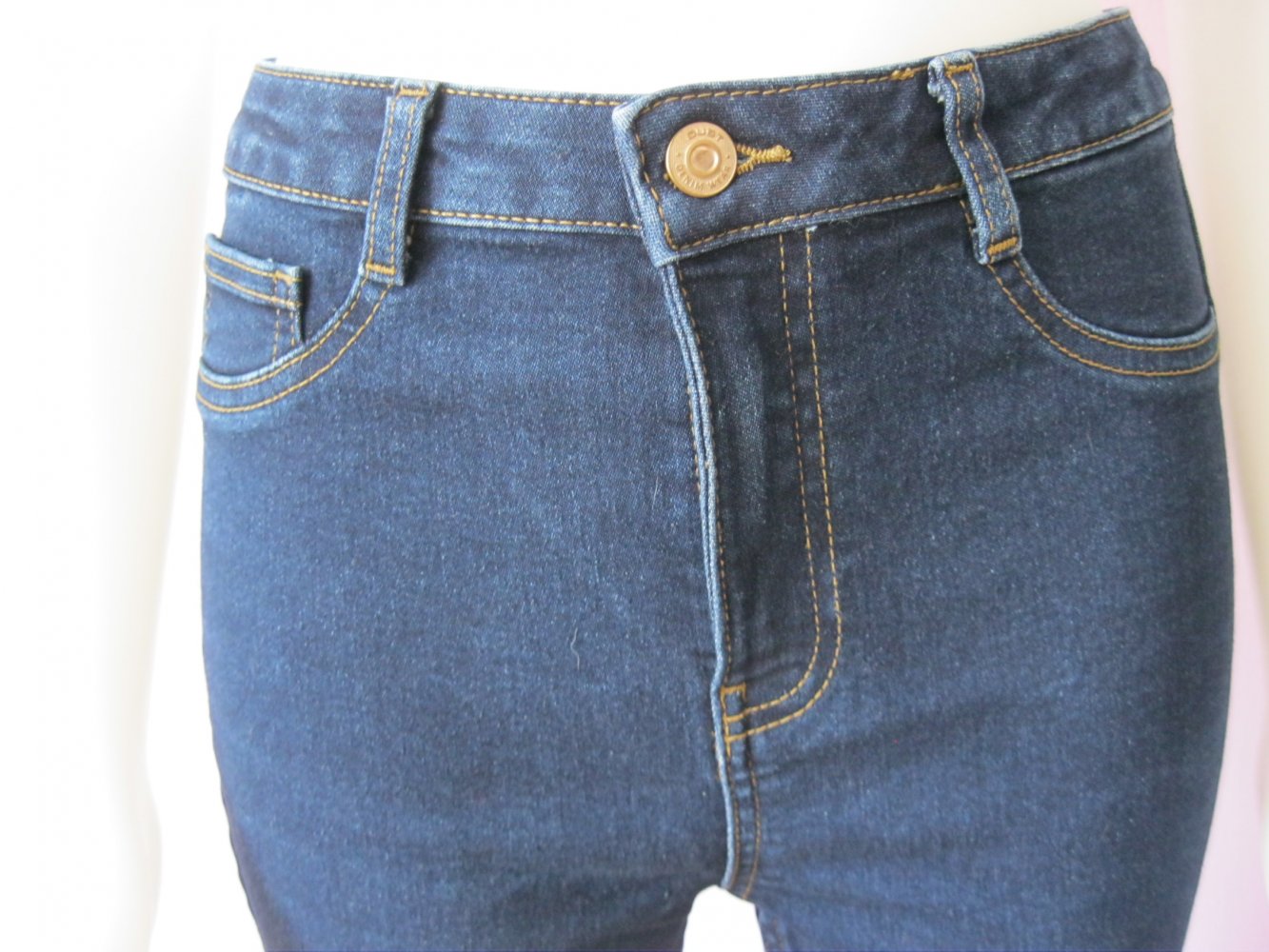 Skinny Jeans # Dust # Denim # Marineblau # S