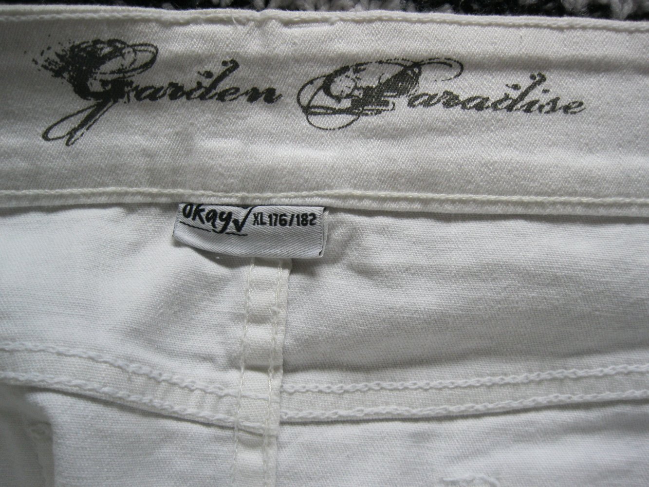 Jeans-Rock # Okay # weiß # XL/42