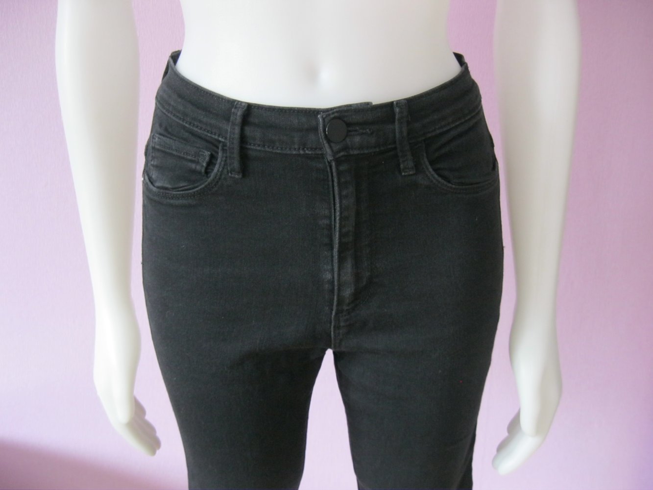 Dust Skinny Jeans Baumwolle Schwarz 32/XXS