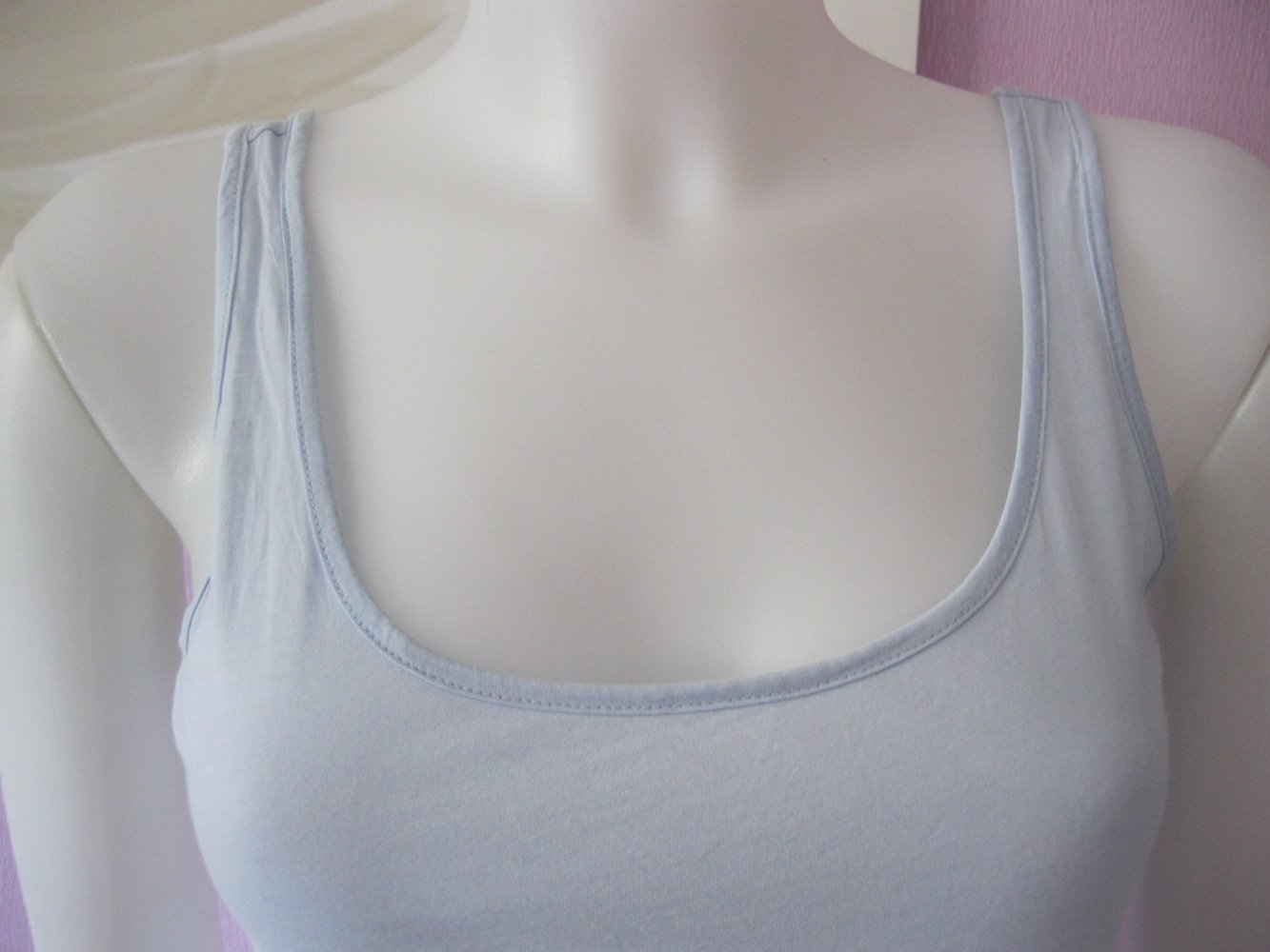 Tank-Top # Divided # H&M # 100% Baumwolle # Hellblau # 36