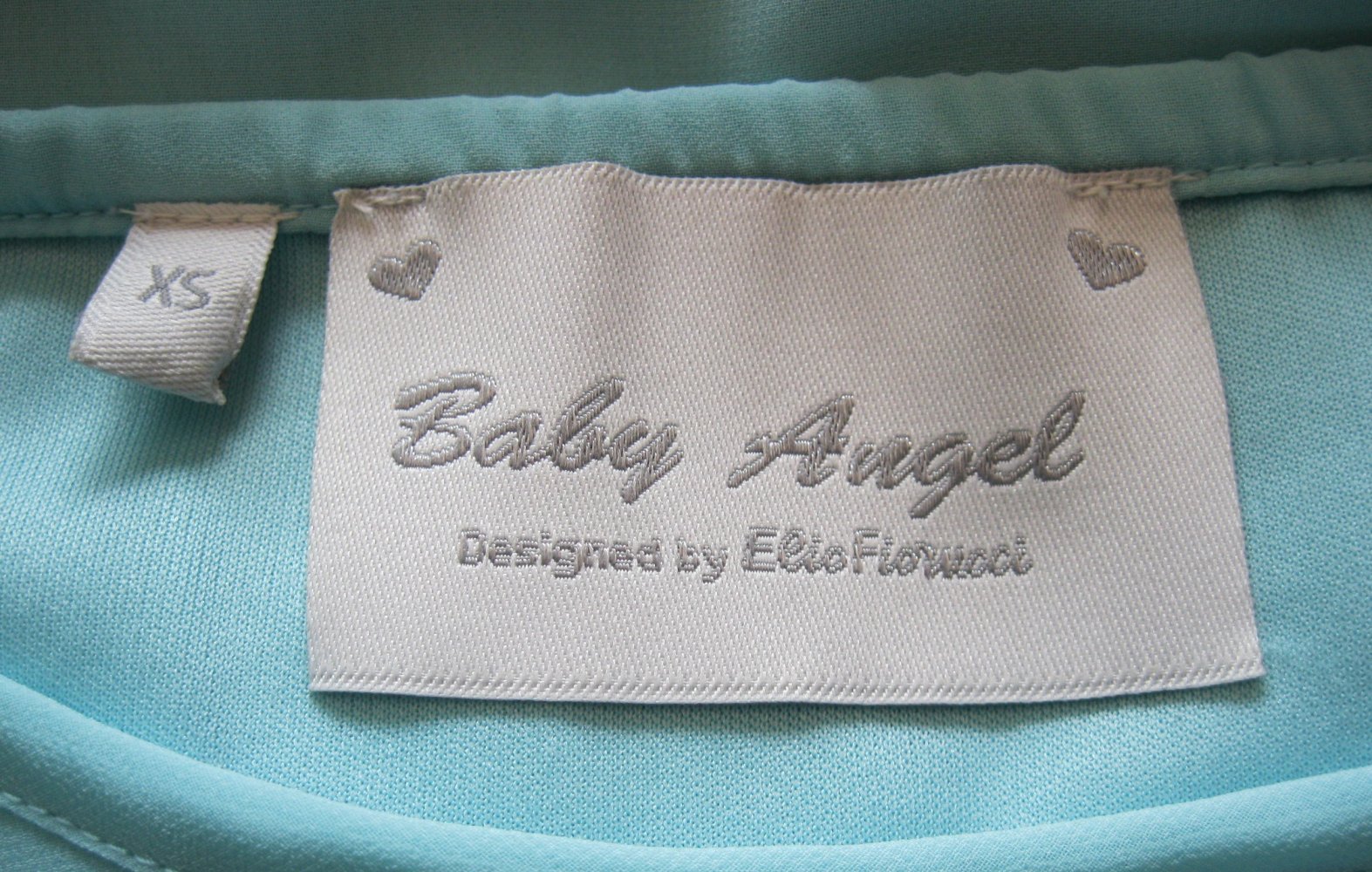 Maxikleid # Baby Angel # Elio Fiorucci # Mintgrün # XS