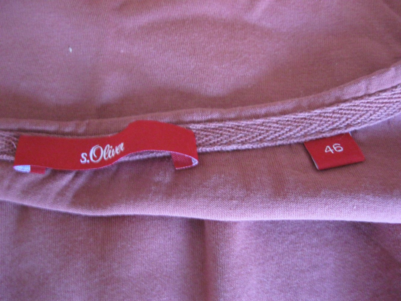 T-Shirt # S.Oliver # Basic #  Altrosa # 46