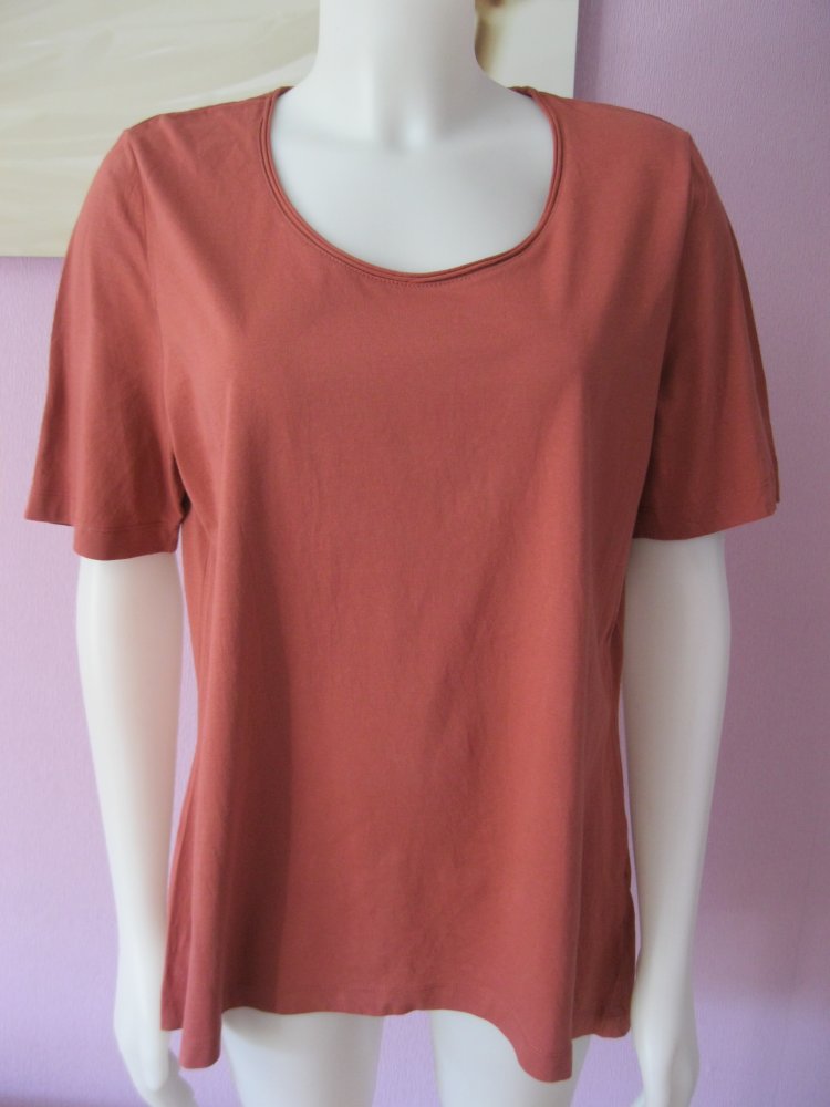 T-Shirt # S.Oliver # Basic #  Altrosa # 46