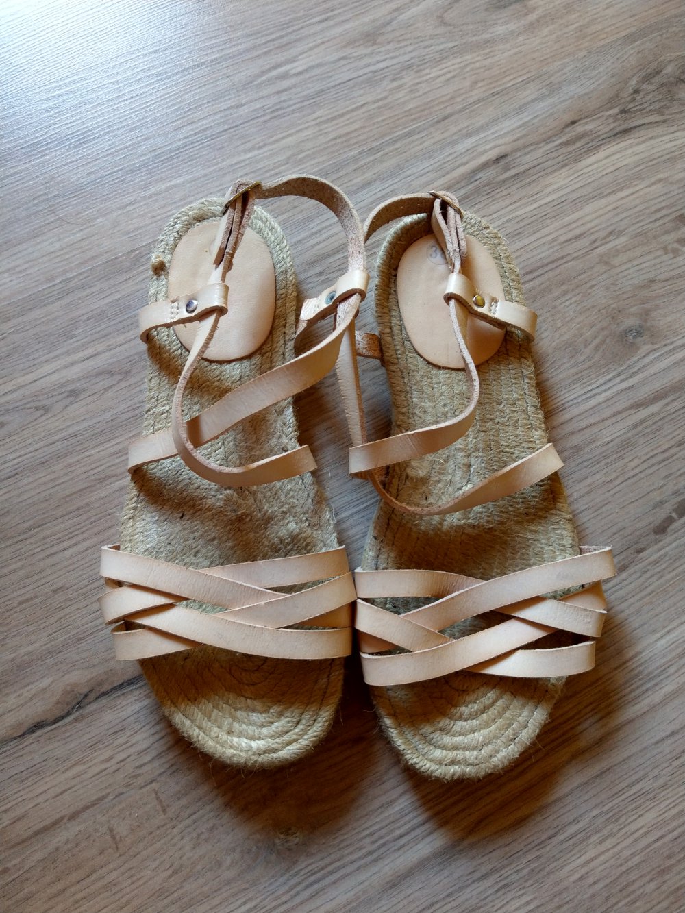 Sandalen beige nude 