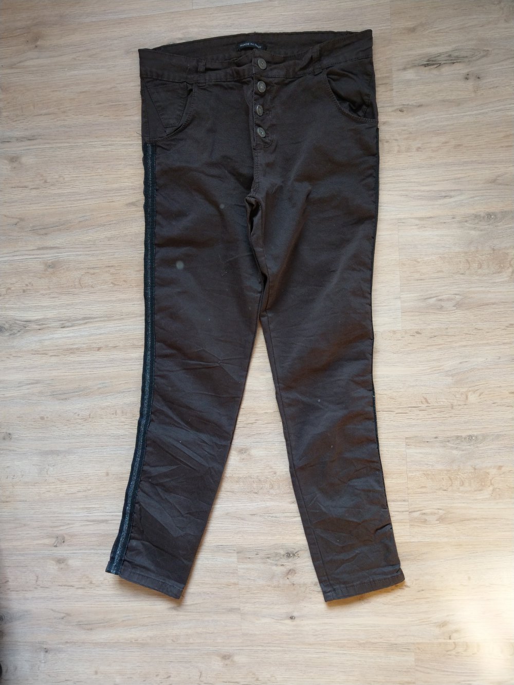 Hose Jeans braun Made in Italy 