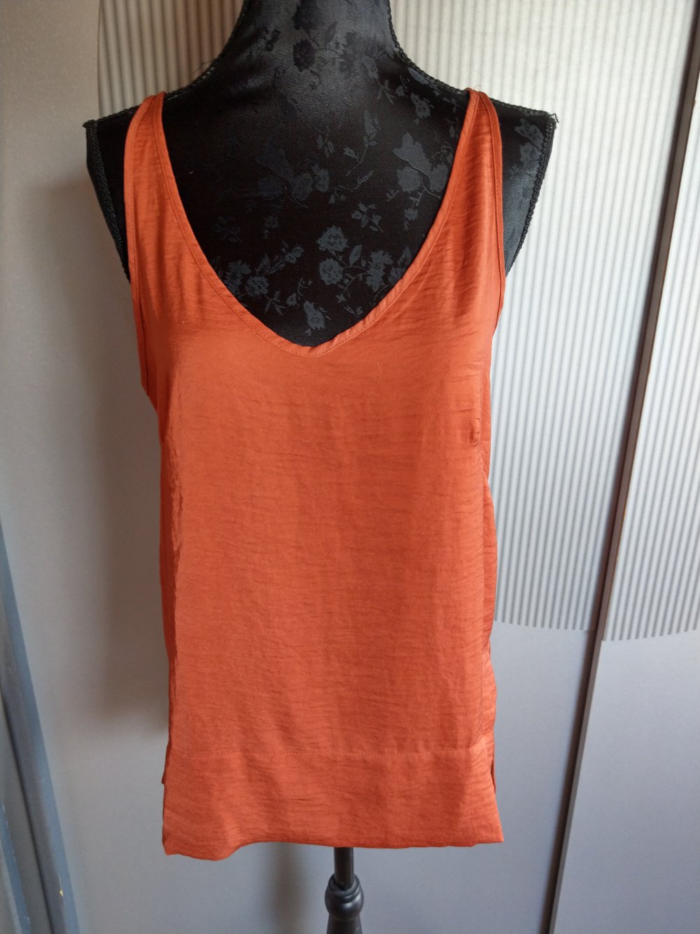 Top Shirt Bluse orange H&M