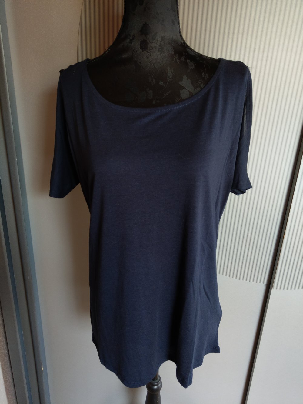 T-Shirt blau dunkelblau neu Jean Pascale