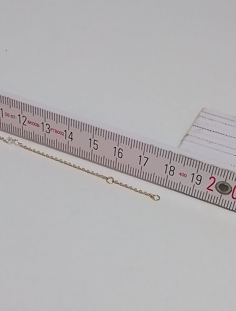 Goldene Armkette 18cm