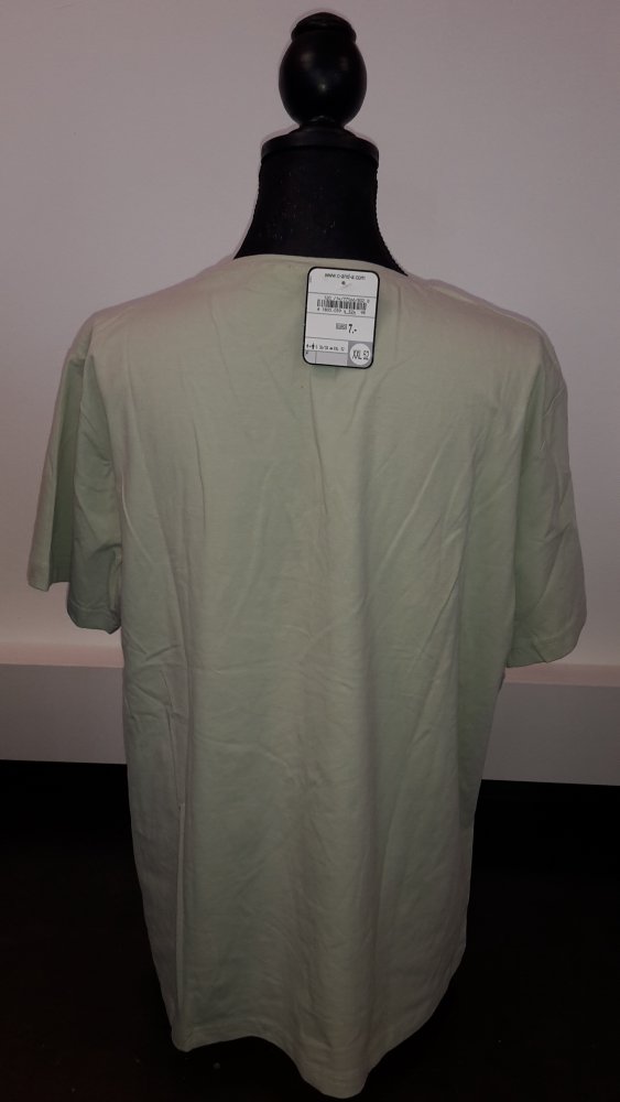 Shirt, T-Shirt, Oberteil, Yessica lindgrün, Größe XXL ( 52 ), NEU mit Etikett