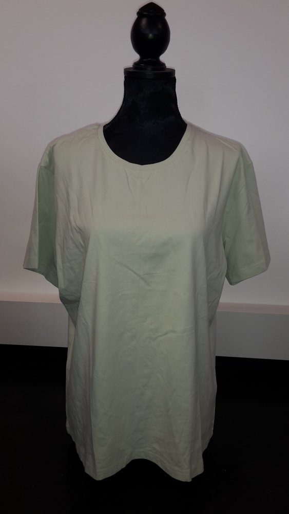 Shirt, T-Shirt, Oberteil, Yessica lindgrün, Größe XXL ( 52 ), NEU mit Etikett