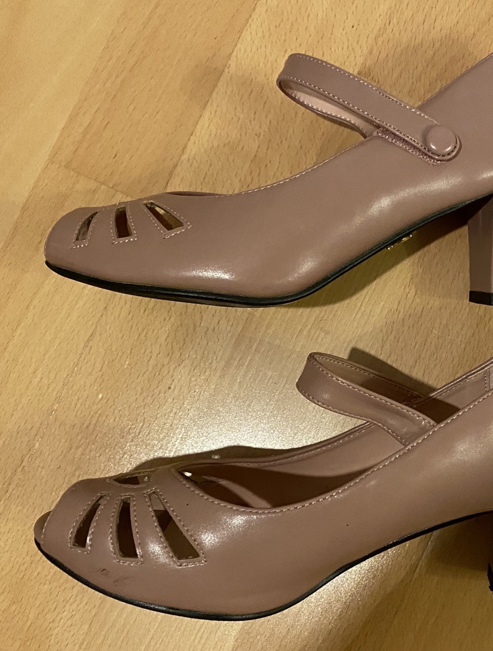 Lulu Hun Pumps 36 Herz Rosa altrosa Vintage Rockabilly