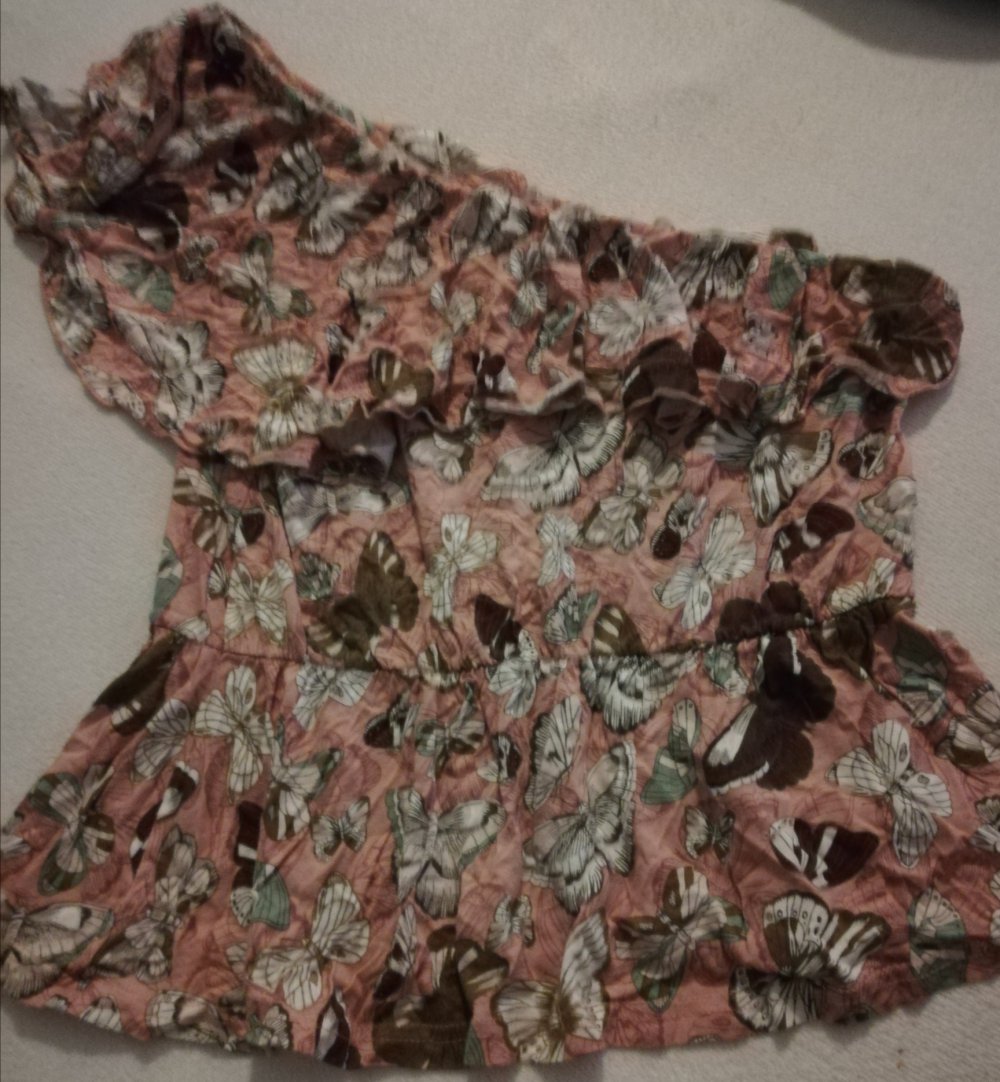 Asymmetrisches Schmetterlingstop, H&M, Gr.36, selten getragen