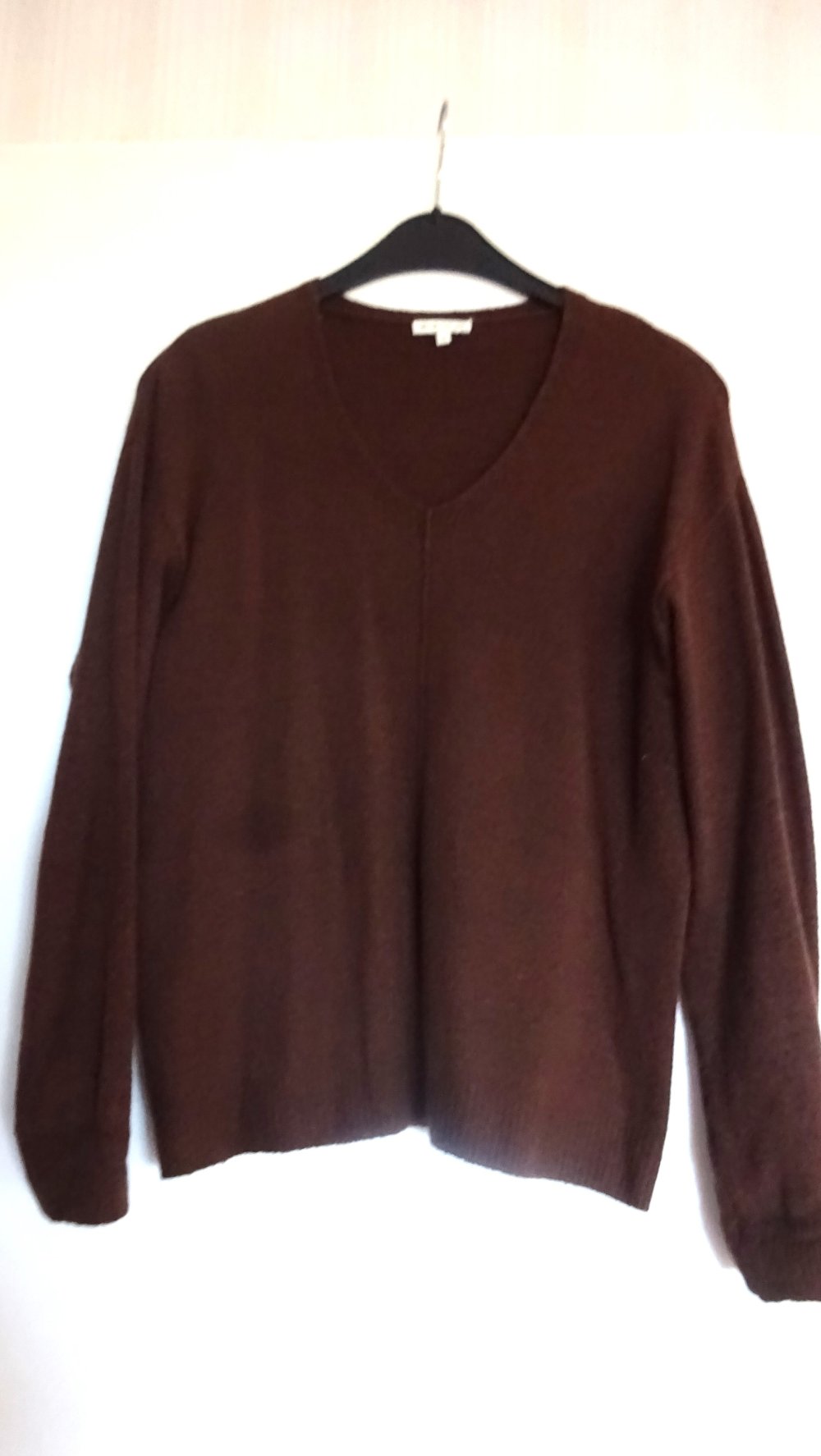 Langarmpullover in braun
