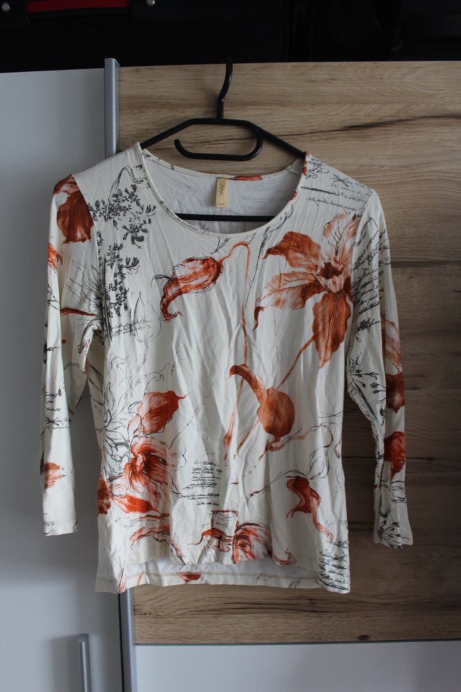 Langarmshirt Blumenprint 