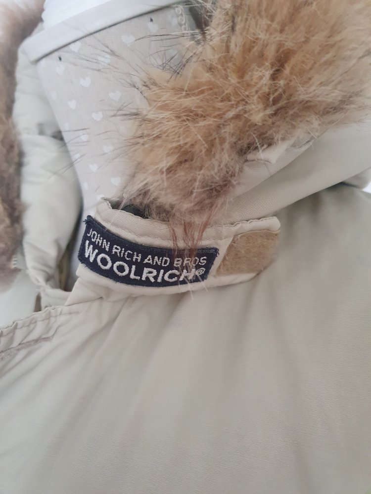 Woolrich Arctic Parker XS creme USA Fellbesetzung