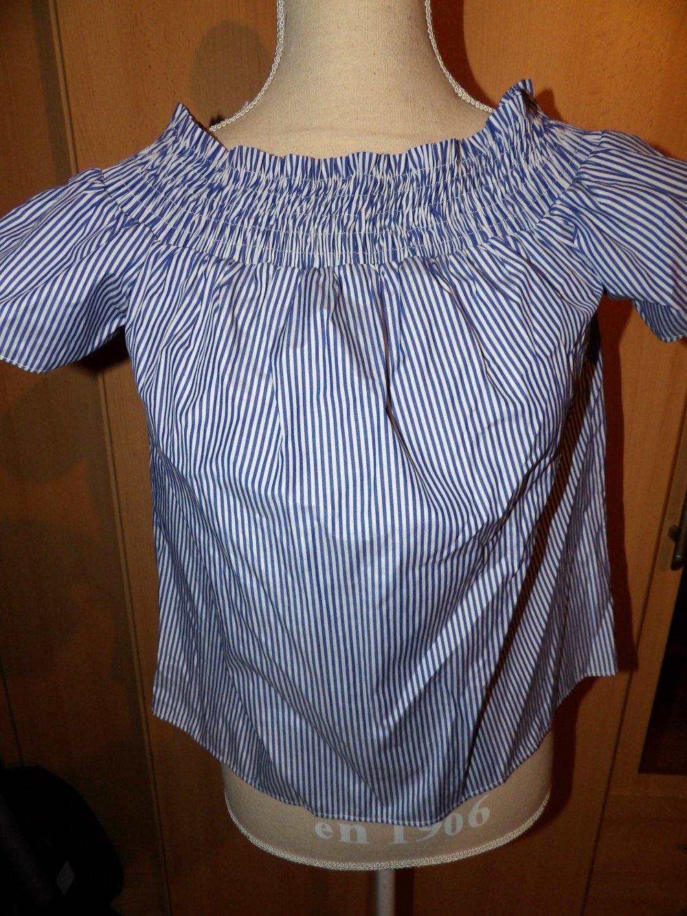 Bluse Streifen 36 38 Dorothy Parkins Schleife Schulterfrei 