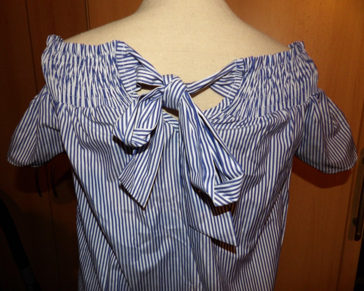 Bluse Streifen 36 38 Dorothy Parkins Schleife Schulterfrei 