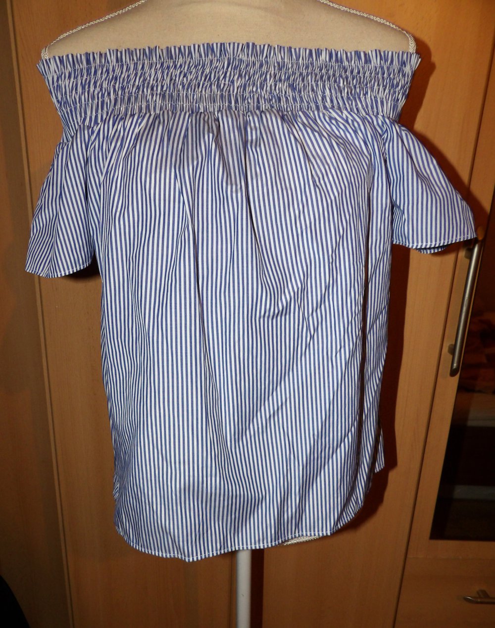Bluse Streifen 36 38 Dorothy Parkins Schleife Schulterfrei 