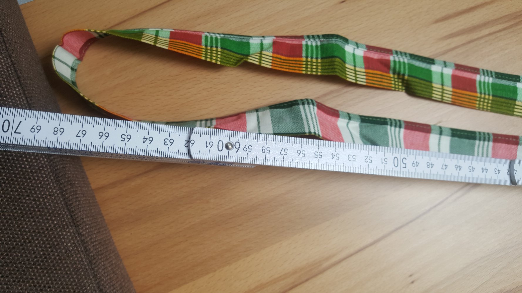 Schleife Gürtel Bandana Karomuster Tartan mint Haarband Schlaufenband Bindegürtel 70ies Glencheck Vintagelover Schlaufe Krawatte Trend Schleife Karomuster