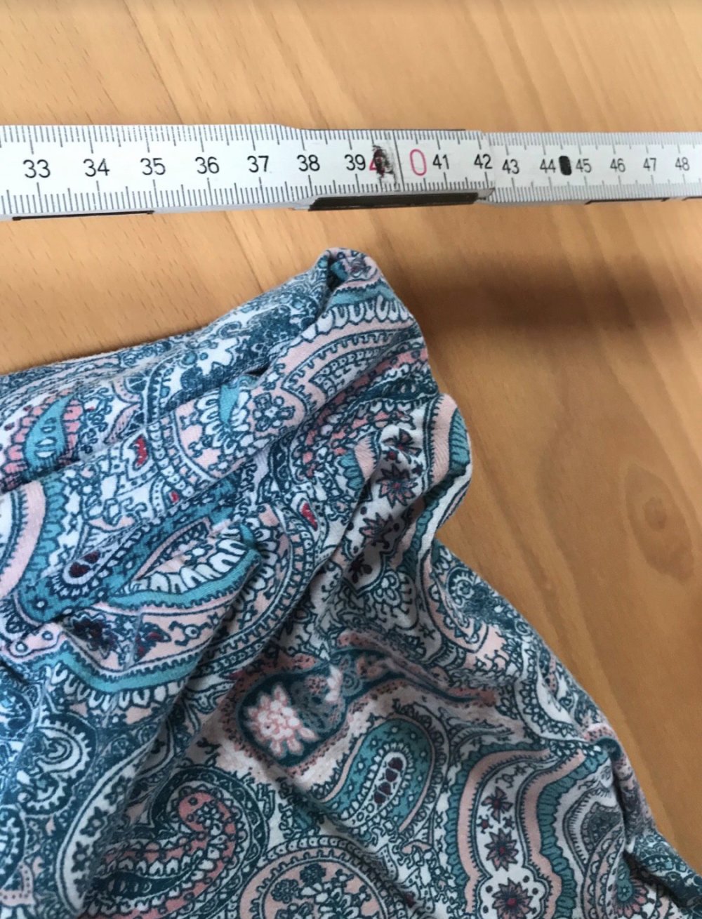 Homewear Sleepy Culotte 36 Schlafhose 7/8 Paisley Türkis Alooverprint