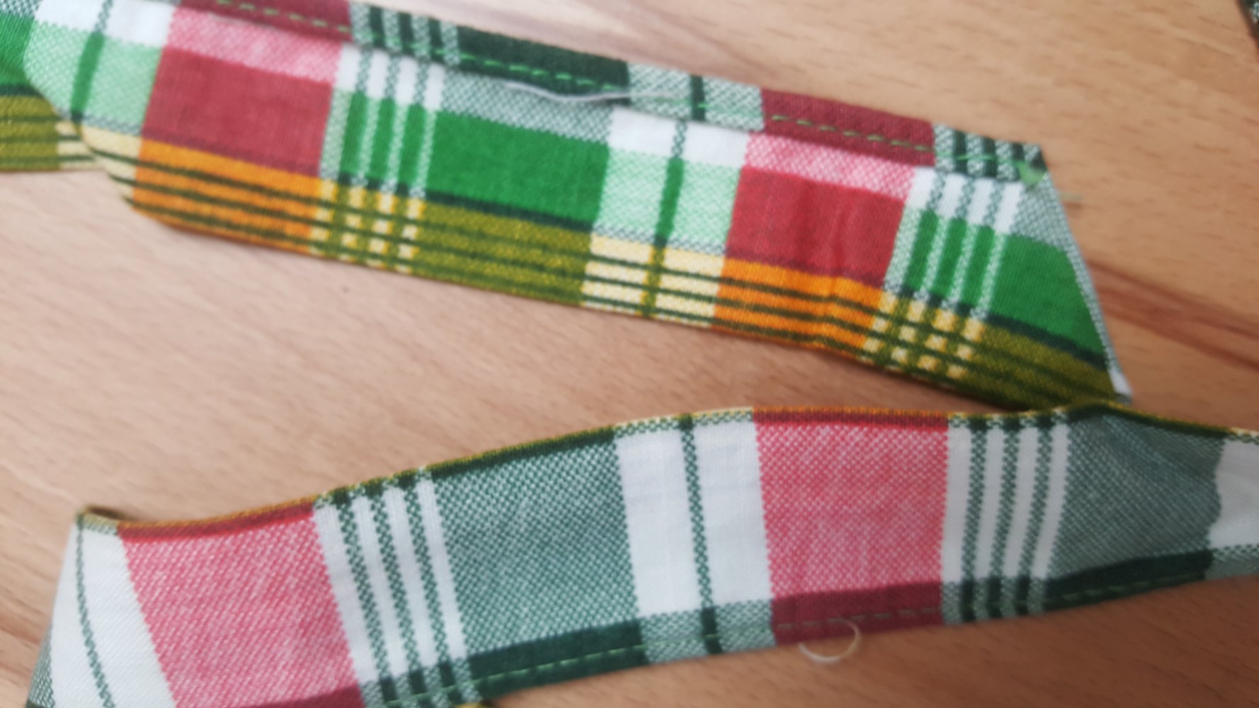 Schleife Gürtel Bandana Karomuster Tartan mint Haarband Schlaufenband Bindegürtel 70ies Glencheck Vintagelover Schlaufe Krawatte Trend Schleife Karomuster