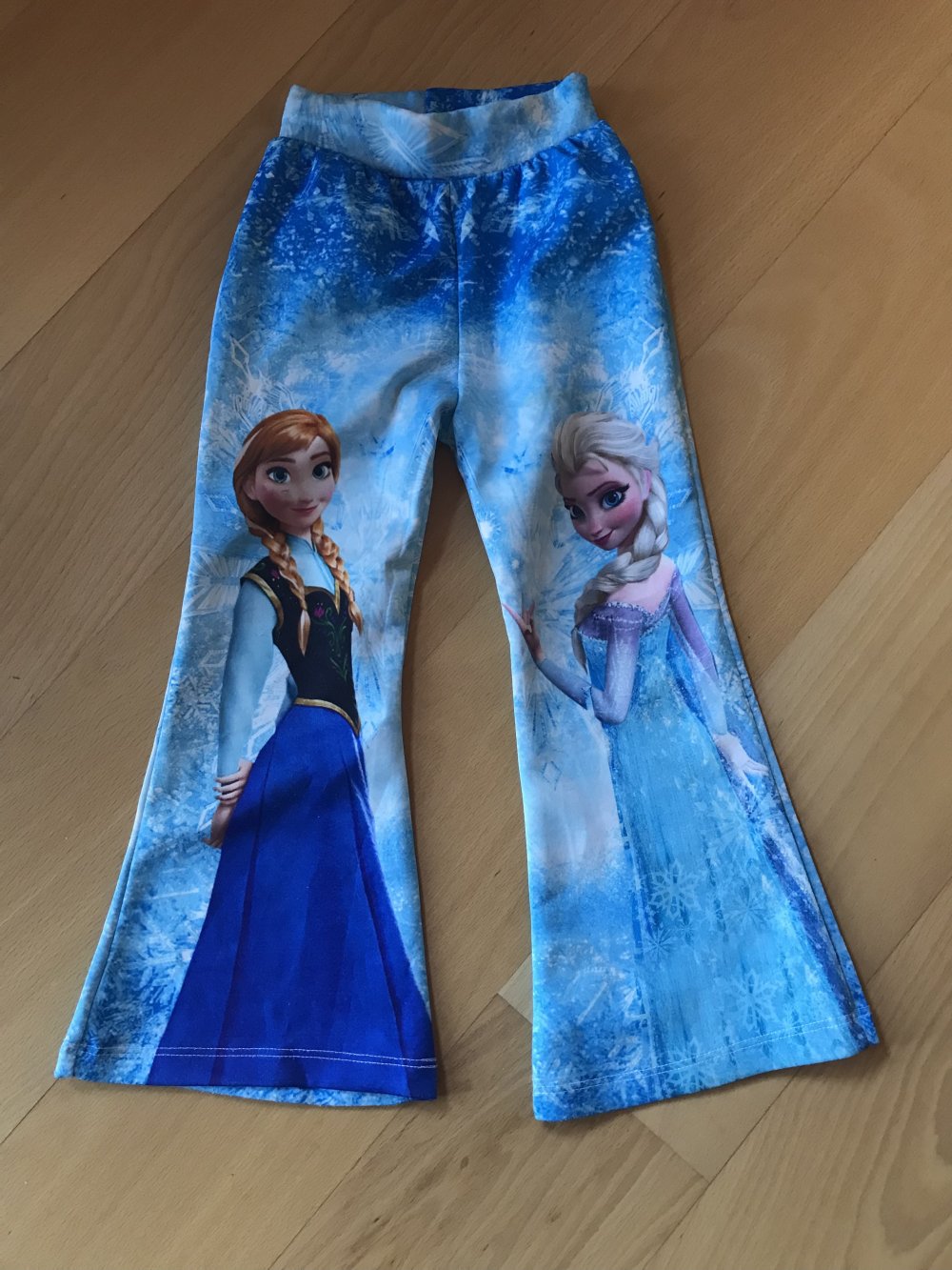 Mädchen Hose Tight 110 Frozen Winter blue  Schlaghose 