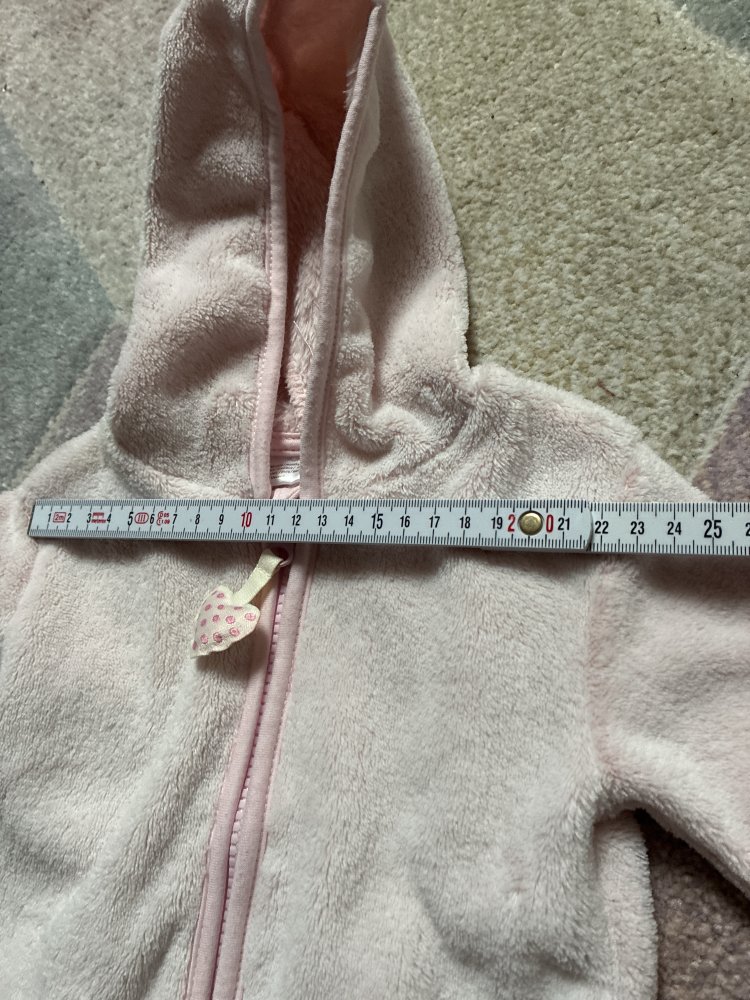 Baby Jacke Fleece 56 Girlie Kapuzen Kuscheljacke Sweetie Zipperweste