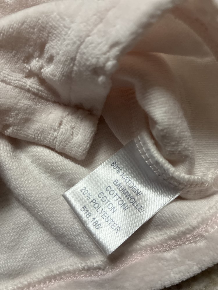 Oberteil Kragen Jacke kuschelig 56 Baby Teddyfell Cardigan Knopfleiste Feetje Pastell Rüschenjäckchen Girlie