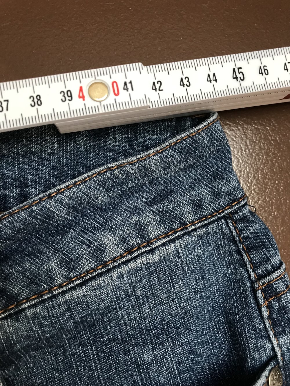 Jeans Short 44/46 Denim blue Glamour Pant 