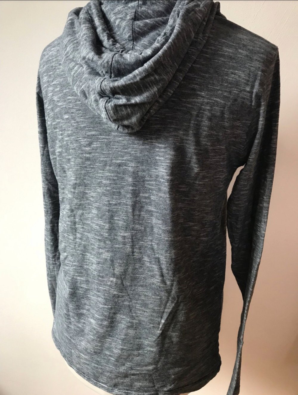 Shirt Basic Melange Small Kapuzenshirt WE62 Unisex Onesize 