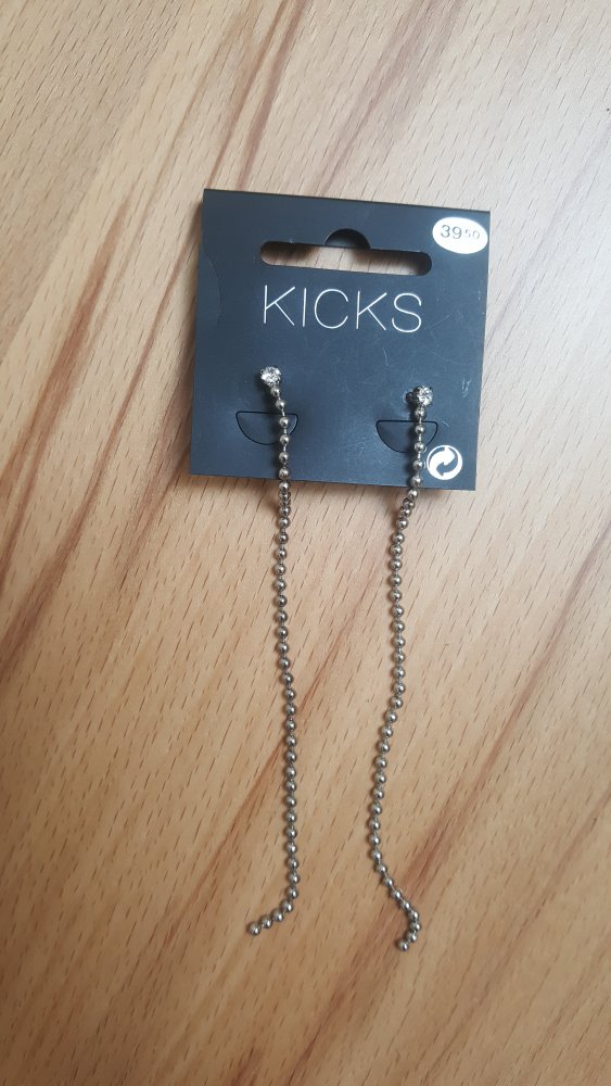 Ohrringe Ohrstecker Mottoschmuck silberfarben Accessoire ungetragen 