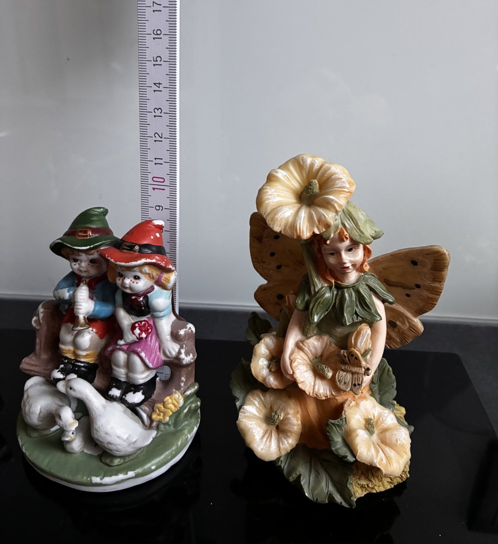 Figur Deko Sammlerfigur Retro kleine Kinderfiguren Elfe 