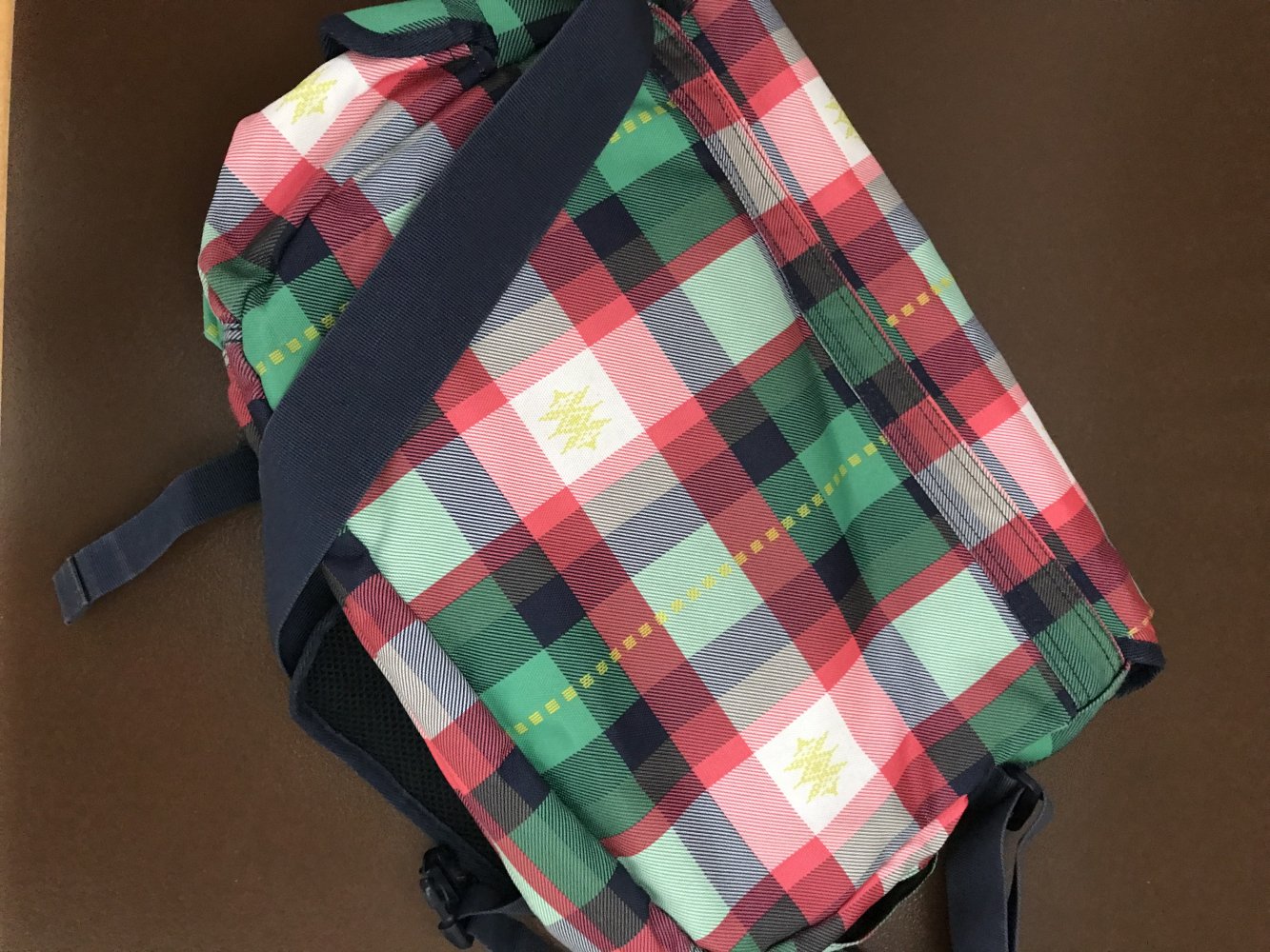 Umhängetasche Messenger Laptoptasche Chiemsee Buissiness Büro Studium Tartanmuster Karo bunt Unisex Schultertasche geräumig Organizer