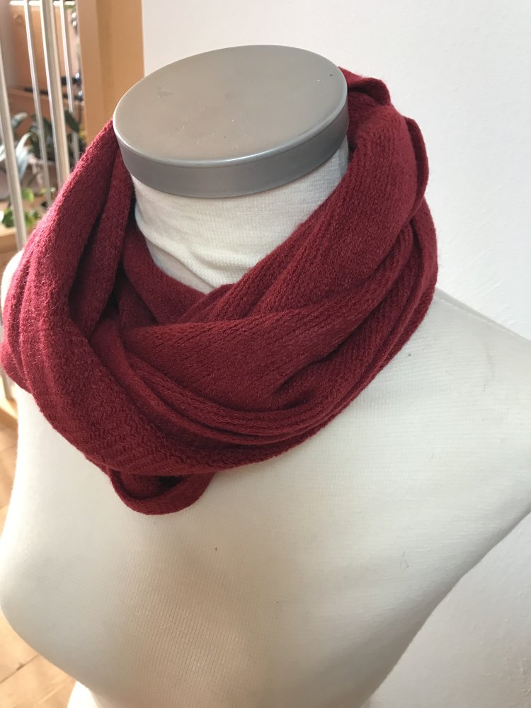 Schal Rostrot Strickchic Winered  Loop Neu Ungetragen 