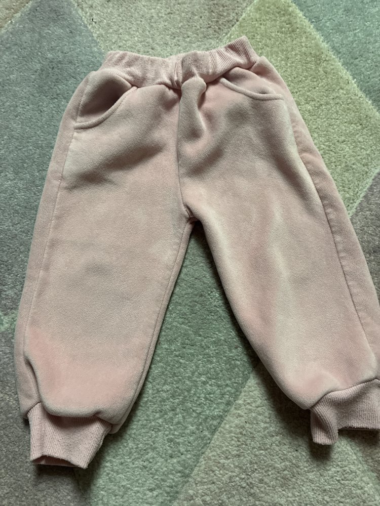 Jogging Hose Kuschelhose 86 Kleinkind Rosé Jogger Winter Fleece Girls 