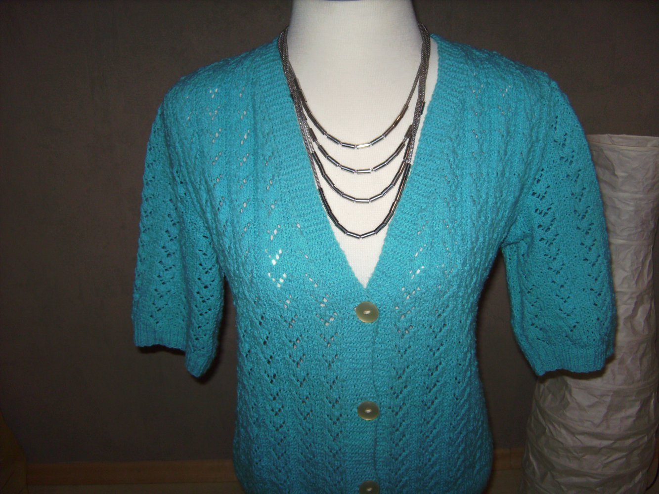 Kette Lagenkette, Gliederkette ummantelt 3-tlg. silberfarben Modeschmuck, Halskette Uni zeitlos Klassiker 