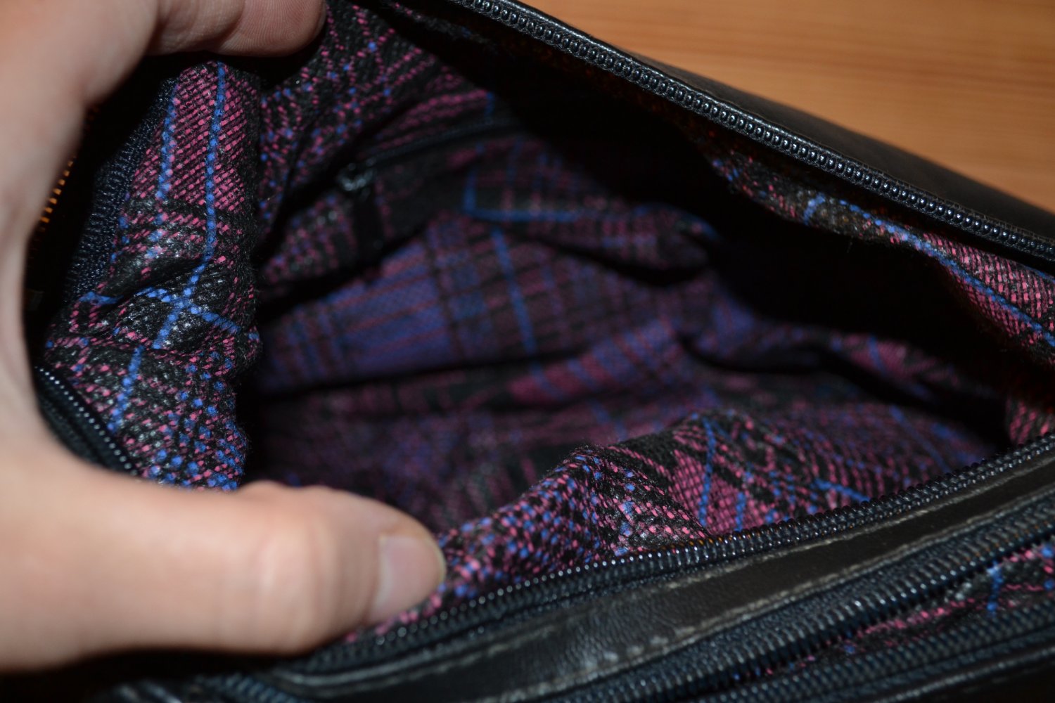 Schwarze Damen Tasche Umhängetasche 